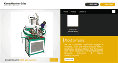 Desktop Screenshot of kismatmachinery.com